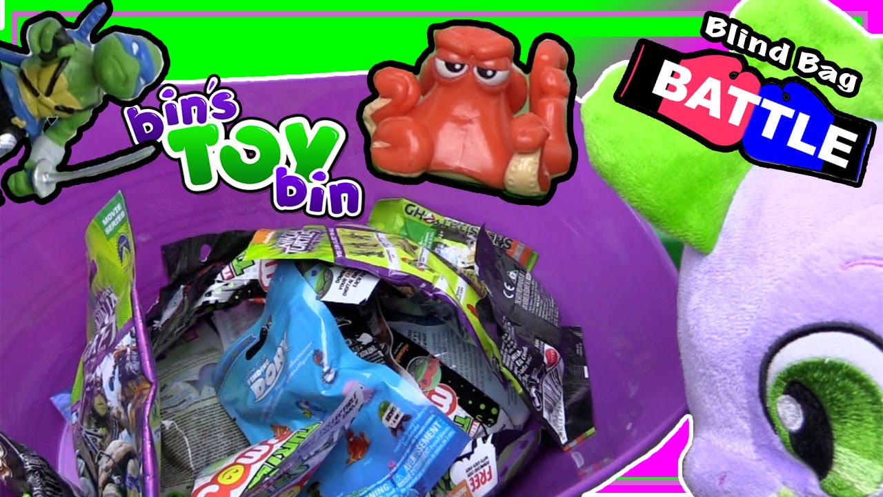 NINJA TURTLES VS. FINDING DORY! | Blind Bag Battle 35 | Bin's Toy Bin