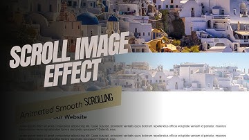 Background Image Scroll Effect HTML CSS & JavaScript | Animated Tutorial