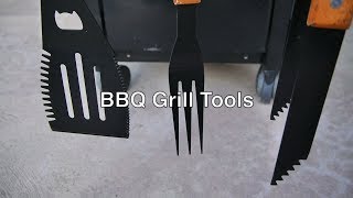 Best Grill Accessories & BBQ Tools / Utensils Like Metal Spatula / Tongs & Brush to Clean a Grill