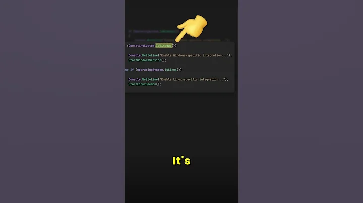 Checking your OS in .NET is easy thumbnail