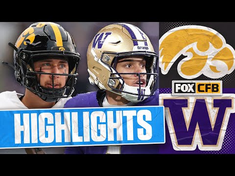 No. 20 Iowa Hawkeyes vs Washington Huskies Highlights π FOX College Football