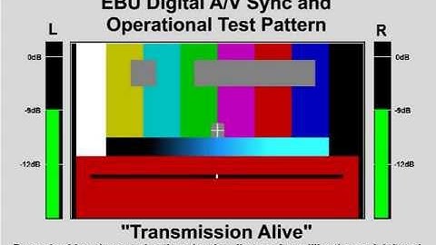 EBU AV Sync Test Pattern