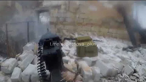 Ukraine GoPro - Bakhmut Machine Gun Fire