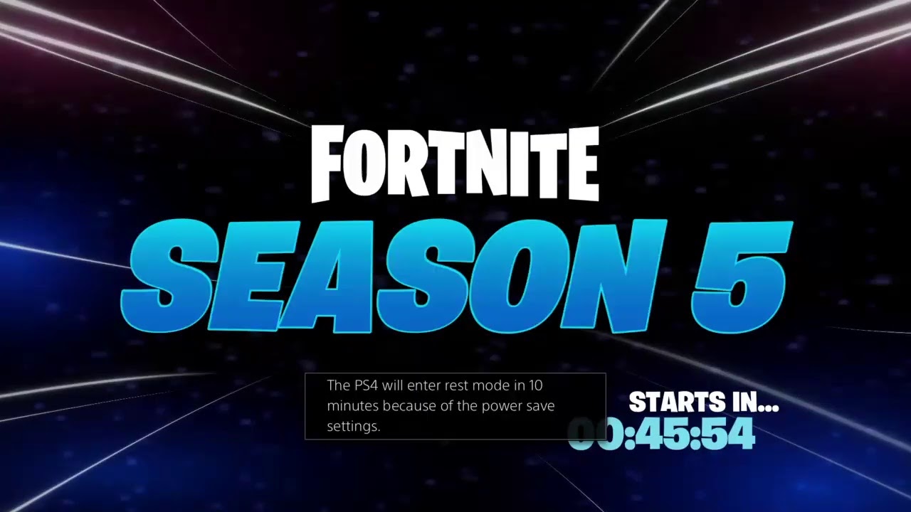 FORTNITE CHAPTER 2 SEASON 5 COUNTDOWN TIMER *LIVE* How much time till season 5