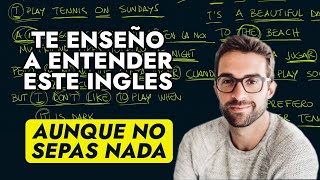 Te Enseño A Entender Y Hablar Ingles Aunque No Sepas Nada