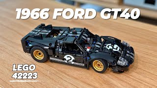 LEGO Technic 42223 1966 Ford GT40 MKII - Speed Build & Review screenshot 3
