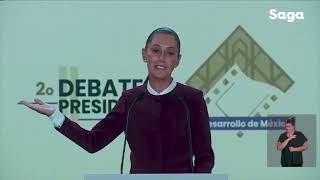 Xóchitl le dijo Narcocandidata a Claudia en el Debate Presidencial