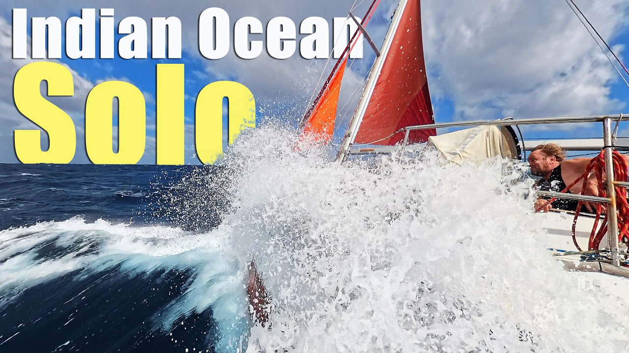 ⁣6000 km Alone Across the Indian Ocean – 28 Days of Ocean Sailing. Christmas Island to La Reunion.