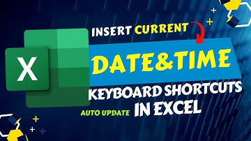 How Insert Current Date and Time in Excel with Keyboard Shortcuts
