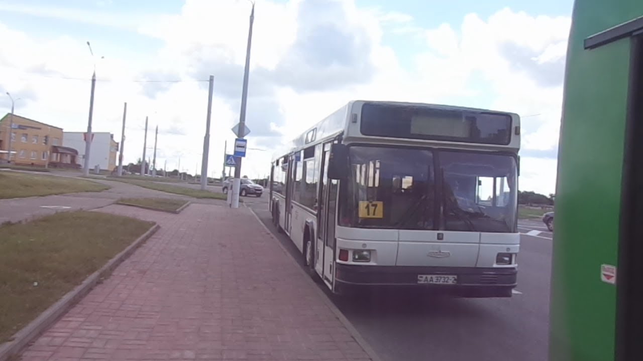 Автобус №17 (Витебск 2017). Мкр. Медцентр - Речной порт.