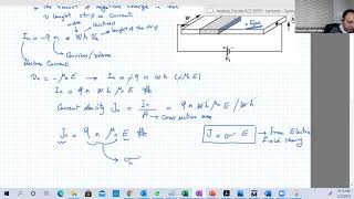 Lecture 3b drift current in semiconductors - conductivity and resistivity of semiconductors