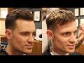 Swept Back 1.5 Fade Short Haircut For Men That Can Also Be Worn With A Fringe