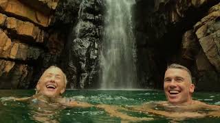 Seek Different swimming in a waterhole in the Northern Territory
