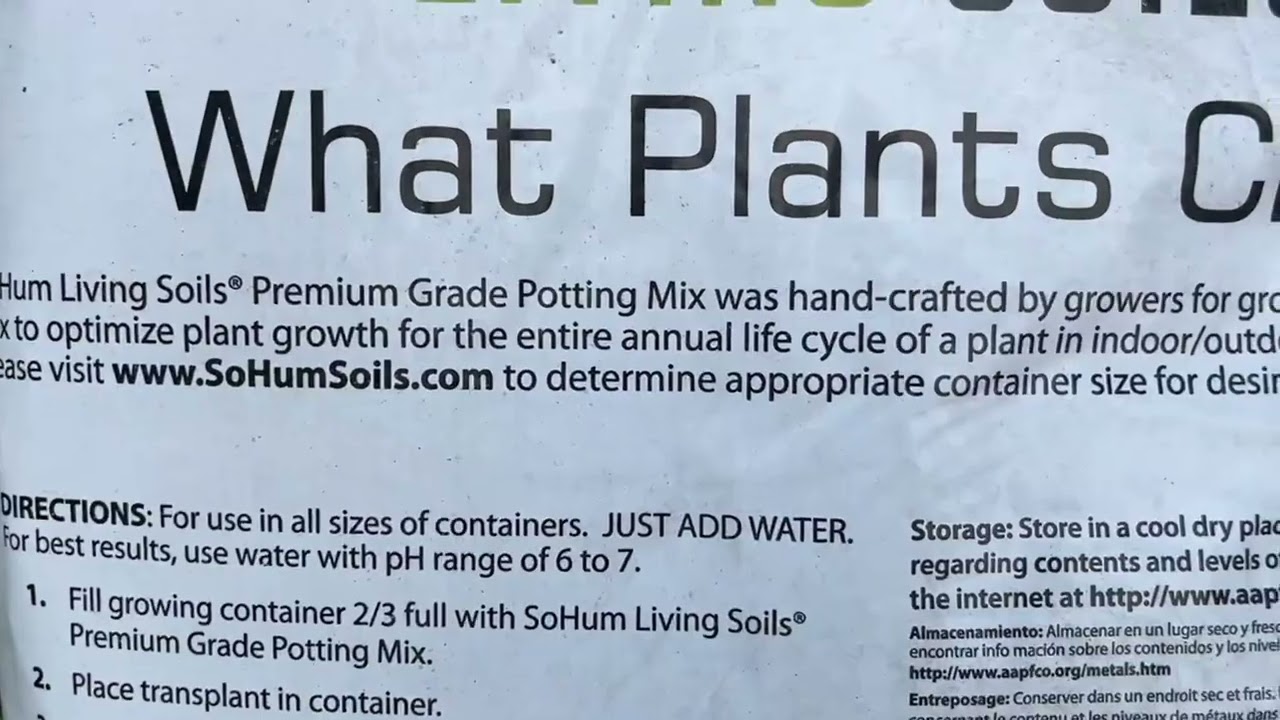SoHum Living Soils Potting Mix 1 5 Cu Ft Honest Review