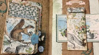 Altered File Folder Journal - Woodland Friends - Part 3