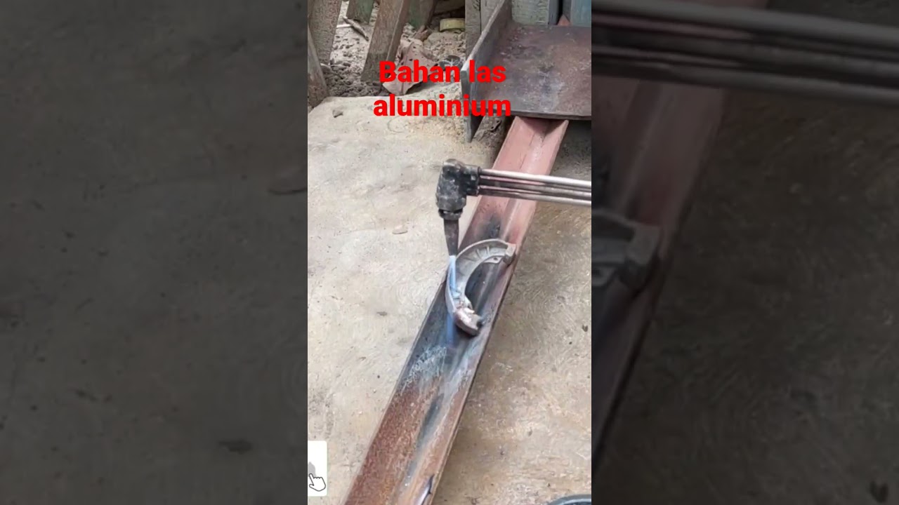 cara mudah buat bahan las aluminium 