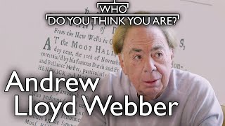Andrew Lloyd Webber searches for musical connections in his ancestry! | WDYTYA (UK) Profile