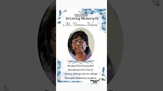 Ms. Vermina Tesheira | Funeral Announcement #obituariessvg