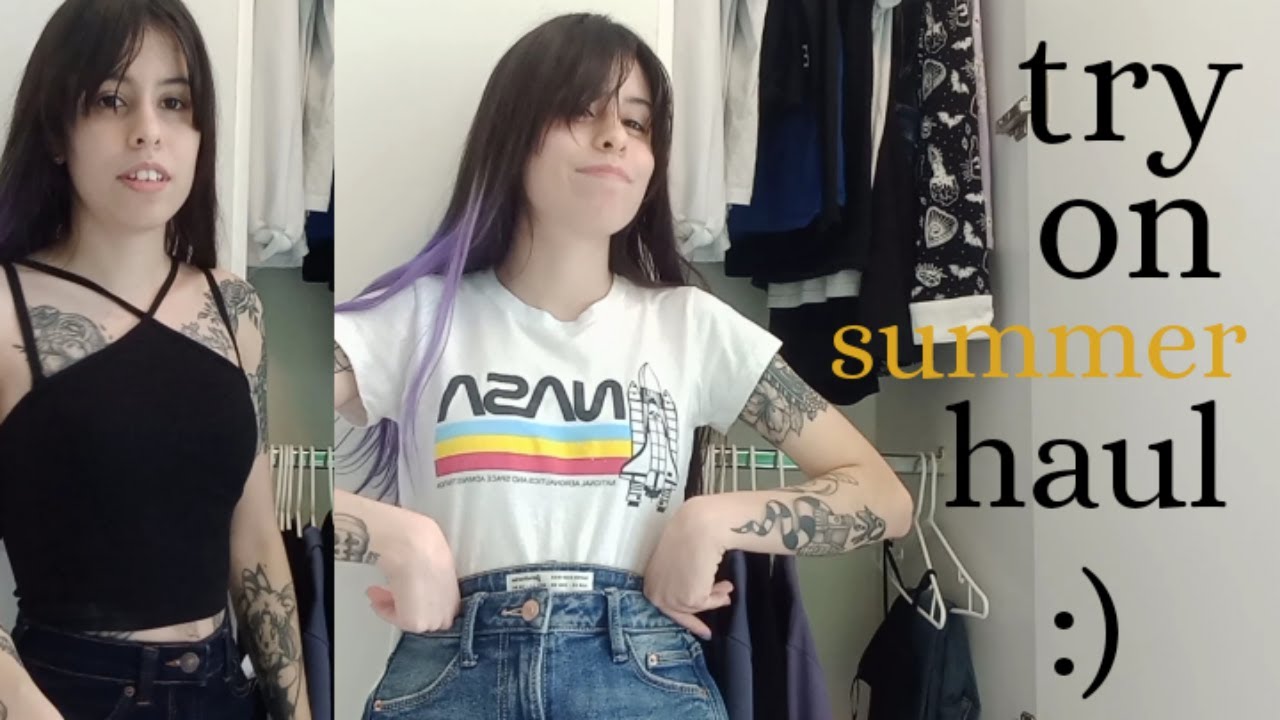 Summer try on haul 2021 💛 (Pull & Bear, Stradivarious, Bershka...)