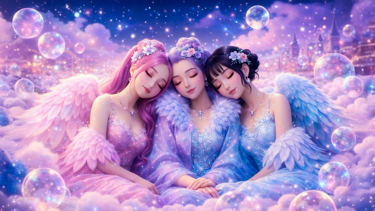 Мгновенный сон с Huntrix из K-pop Demon Hunters — глубокое исцеление для снятия стресса и беспоко...