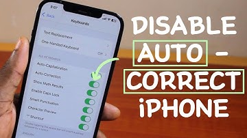 How to Turn Off Auto Correct on iPhone Keyboard