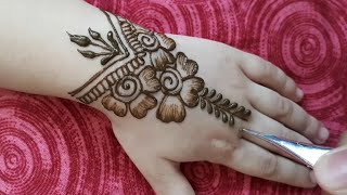 Easy mehndi design for babies hand |Mehndi for Beginners and this cute mehndi design for kids hand