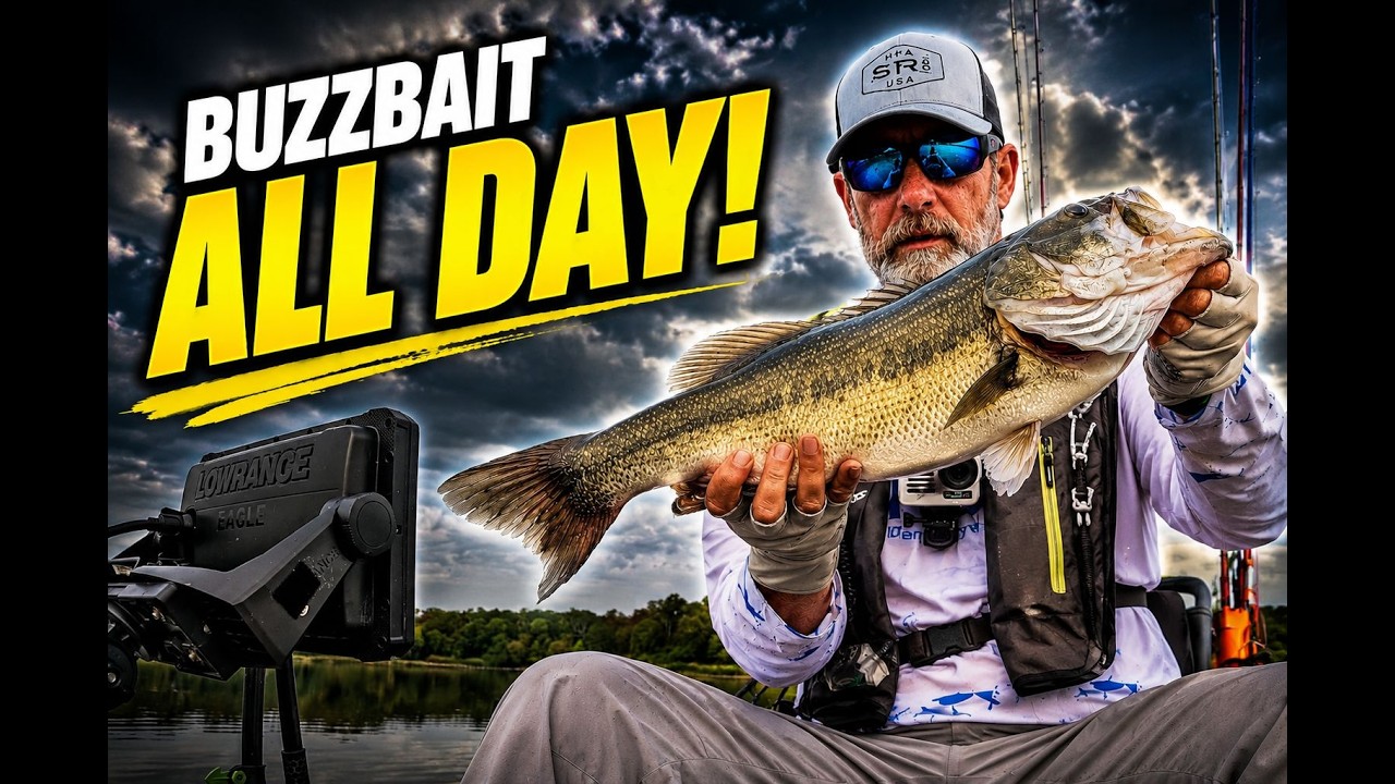 How to Fish a Buzzbait ALL DAY for BIG Bass