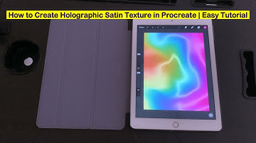 How to Create Holographic Satin Texture in Procreate | Easy Tutorial