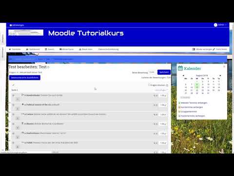 Moodle 3.x Aktivität