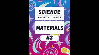 Grade 2 science worksheets #materials #science #shorts Grade 2 science worksheets #materials #science #shorts