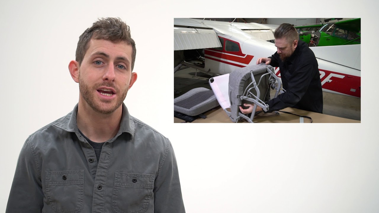 Why reupholster your airplane seats - YouTube