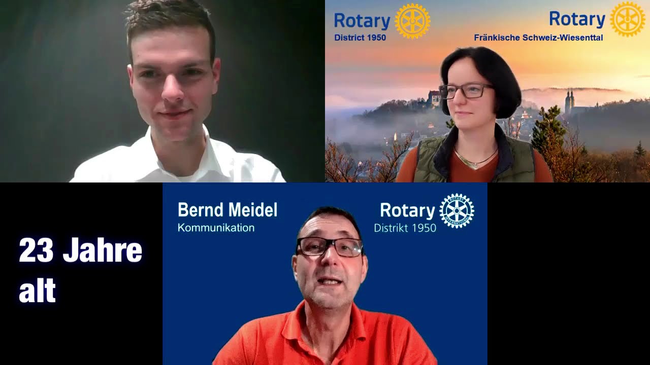 Johannes Schwindel - jüngster Rotarier im Distrikt 1950