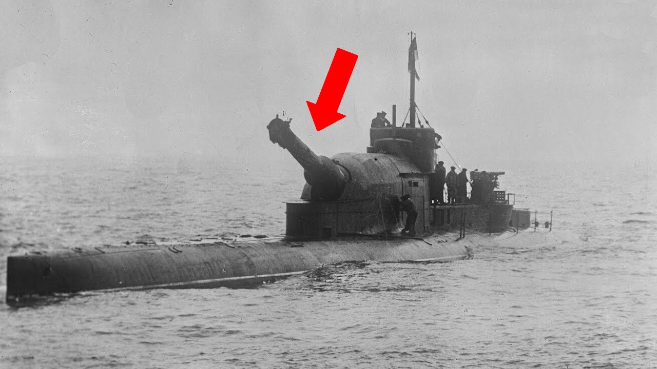 Роковое оружие Первой мировой: подлодка М1 с орудием линкора, ставшая проклятием Британии!