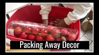 Undecorate with Me Taking Down Christmas Part 2 | How to Put Away Christmas Decor