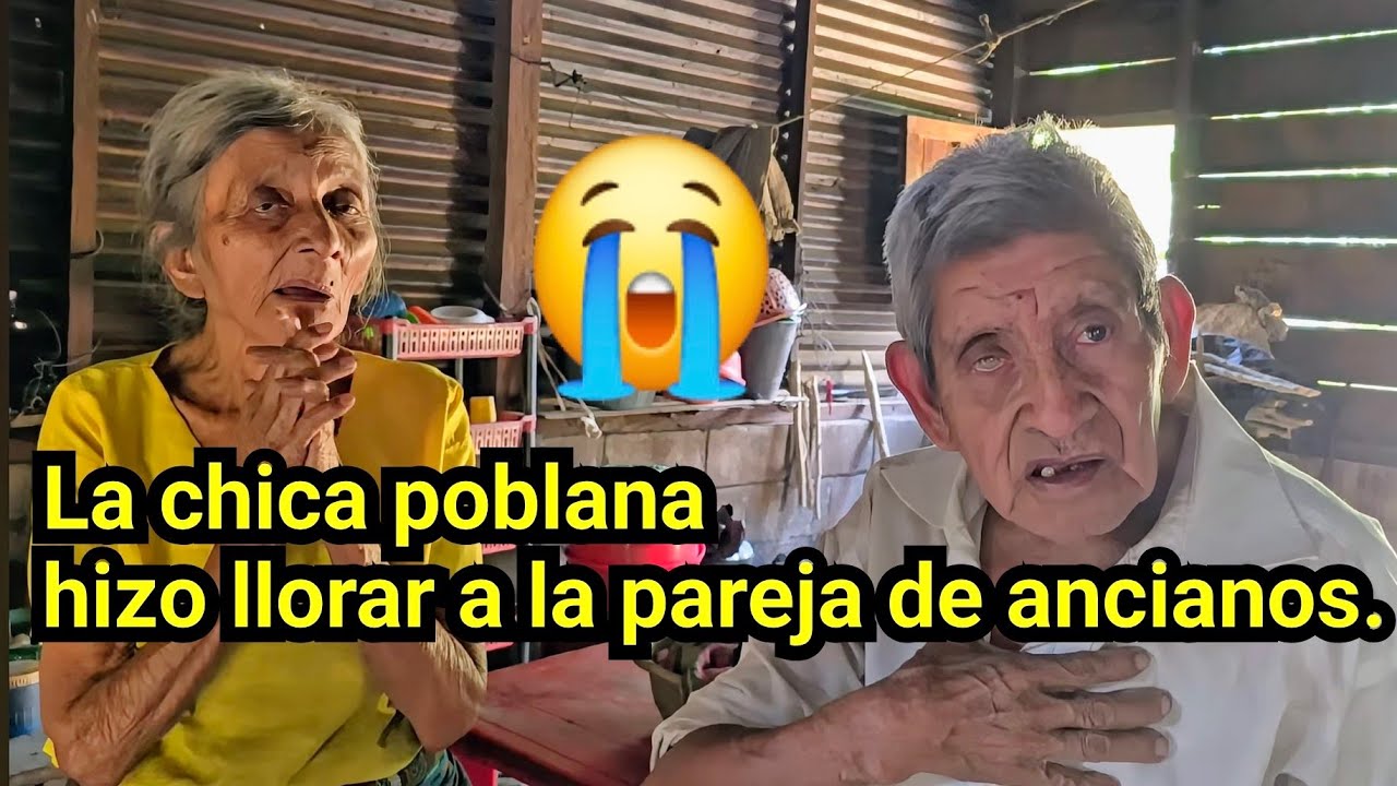 😭GRACIAS A LA GRAN BENDICIÓN QUE MANDÓ LA CHICA POBLANA, LA PAREJA DE ANCIANOS LLORÓ.😭
