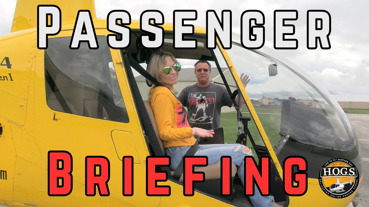 Passenger Briefing...What is Included?? - YouTube