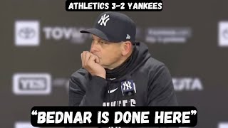 Aaron Boone BLASTS Bednar and McMahon after loss - Post Game Interview - Athletic’s 3-2 Yankees Net Worth