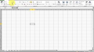 Excel Lesson 2: Navigation in Excel