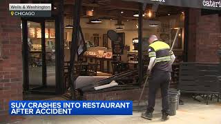 Crash sends SUV into Corner Bakery in Chicago's Loop: CPD