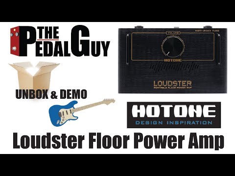 ThePedalGuy Unboxes and Demos the Hotone Loudster Power Amp