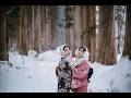 雪國之詩 長野 群馬攝影冬旅 溫泉街的昭和光影與雪地和服創作