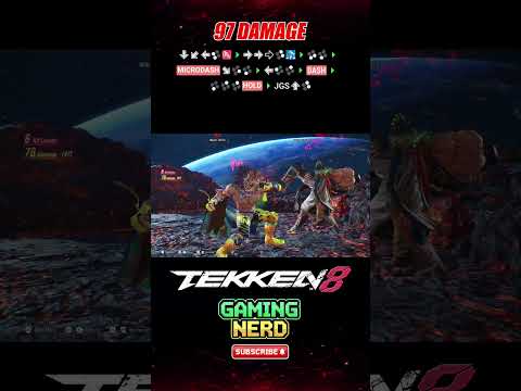 97 DAMAGE | King Combo Tekken 8 (INSANE BUFF) #tekken8 #shorts #youtubeshorts