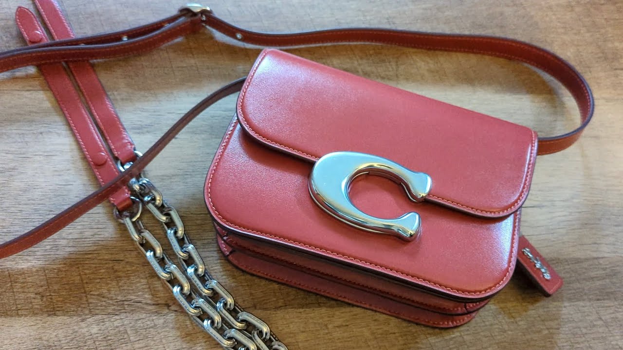 Coach Red Crossbody Bag - Small Travel Size. The... - Depop