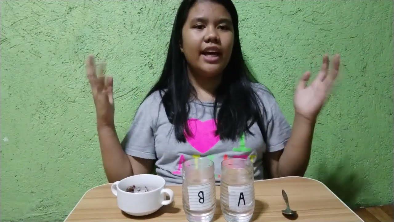 SCIENCE EXPERIMENT HOW FAST CAN A POWDER DISSOLVE IN A HOT WATER AND