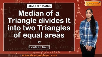 Areas of Parallelograms & Triangles, Part 9 ( NCERT Example 3,4 ) - #CBSE Class 9 Maths