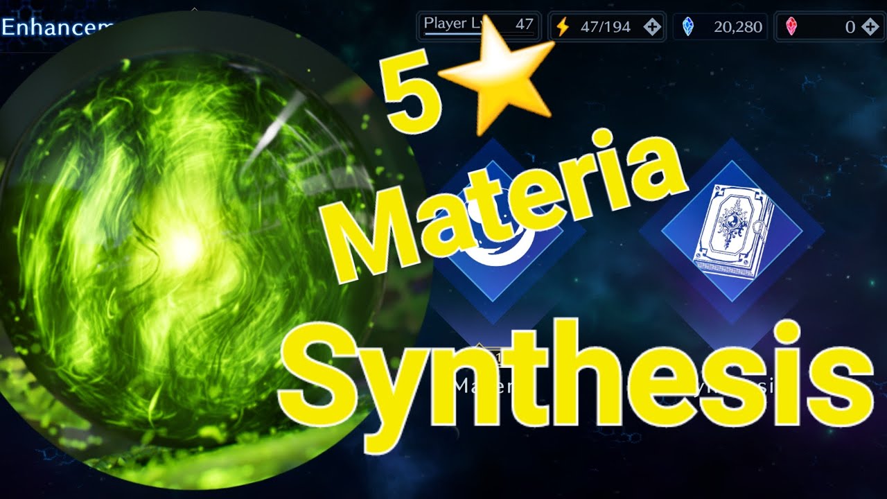 Materia Synthesis 5⭐️ - Final Fantasy VII: Ever Crisis