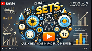 CBSE Class 11 || Maths || Sets || Part-I || Animation || in English