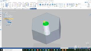 HOW TO MAKE NUT WITH THREAD &  HOW TO DO REVOLVE CUT IN SOLID EDGE