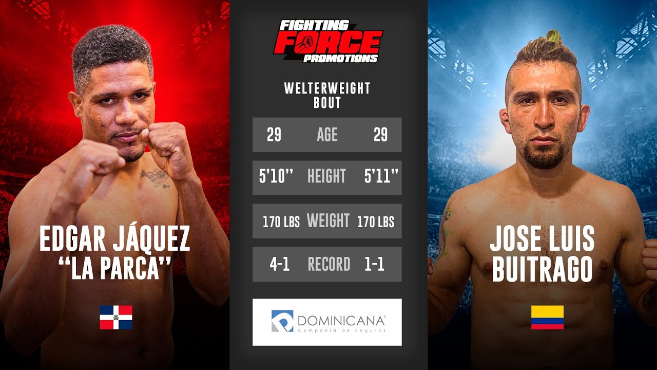 Fighting Force 14 - Edgar Jaquez vs Jose luis Buitrago - YouTube