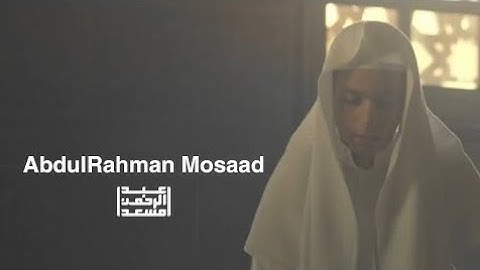 New, Abdulrahman Mosad teaching surat-ul-Alaq to blind people, سورة العلق عبد الرحمن مسعد، جديد